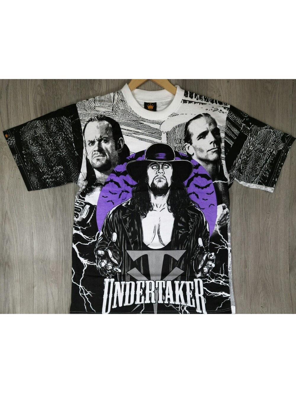 Undertaker Deadman Aop Shirt  Rip Wwe Wwf Sold Out Rare Size XLarge Limited
